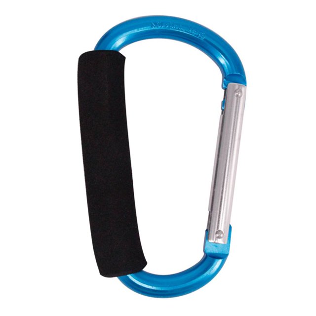 Vonky Ultra Big Size Carabiner Large D Button Sponge Handle D-Ring Shape Buckle Buckle D-Ring Shape Aluminum Alloy Sponge Shopping Hook Random Color