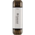 thumbnail image 1 of Transcend 1TB External SSD model 310S (Silver), 1 of 3