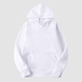 thumbnail image 5 of Women's Slim Pullover Hoodies - Artificial Short Velvet Sweaters, Long Sleeve with Pockets, Suitable for Winter and Fall, 95% Polyester, Multiple Sizes, 5 of 5