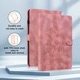 thumbnail image 3 of XYX Tablet Case for Redmi Pad Pro 12.1 inch 2024 Released, Lily Flower Pattern PU Leather Multiple Viewing Angles Stand Slim Folio Tablet Cover (Pink), 3 of 7