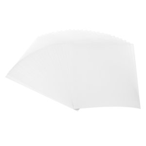 30 Feuilles Papier Vellum 8.5 x 11, Papier Vellum Imprimable Translucide 133GSM pour l'impression d'invitation, blanc