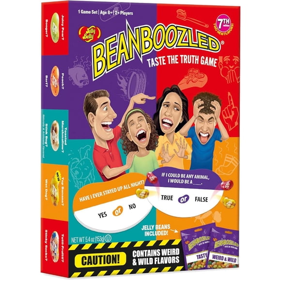 Asmodee - Wilder Toys - Beanboozled: Taste the Truth - Jeu d'Ambiance - Jeu Amusant en Famille ou Entre Amis - Jelly Belly - 2 Joueurs et Plus - À partir de 8 ans - Anglais