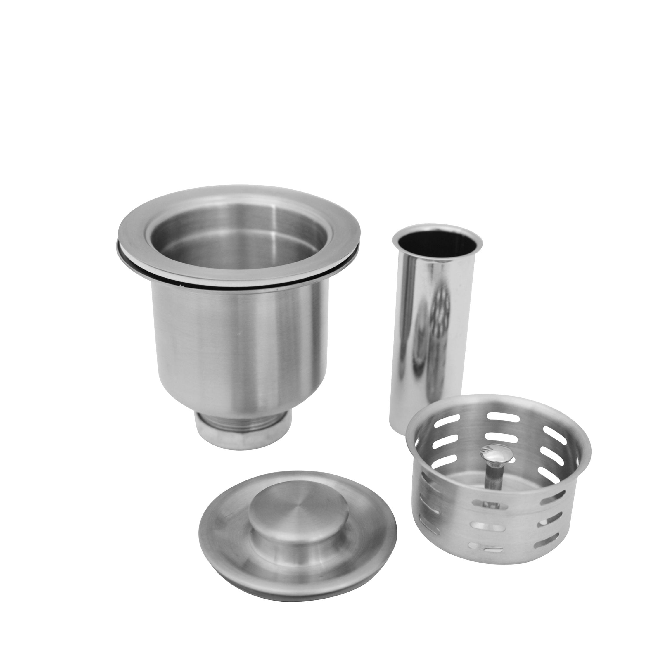 Azuni Passoire de Cuisine en Acier Inoxydable 3 1/2 Pouces x 4 3/8 Pouces ST03