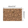 thumbnail image 3 of Qocolhg Halloween Terrifying Theme Door Mat, Halloween Rug, Spectre Decoration, Entrance Door Floor Mat Kitchen Rug Decorations Indoor and Outdoor Welcome Doormat (16x24in), 3 of 7