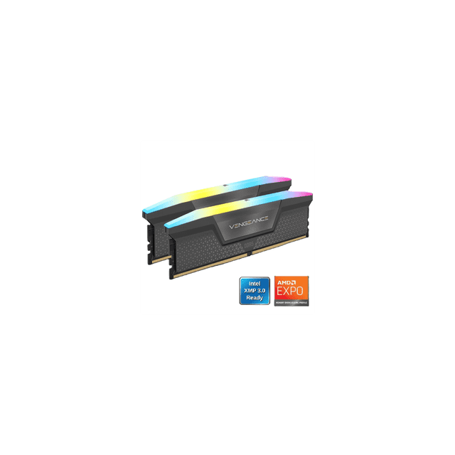 CORSAIR Vengeance RGB 16GB (2 x 8GB) 288-Pin PC RAM DDR5 6000 (PC5 48000) Desktop Memory Model CMH16GX5M2N6000Z36
