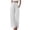 White, variant on LOVZFMLL Women's Pants, Casual Solid Pants Comfortable Elastic High Waist Wide Leg Full Length Trousers White, 2XL