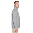 thumbnail image 3 of Men's CrownLux Performance ClubhouseMicro-Stripe Quart-Zip - Noir - 2TG, 3 of 3
