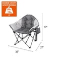 thumbnail image 3 of Ozark Trail Club Chair, Grey/Black, Adult, Polyester, 3 of 12