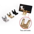 thumbnail image 3 of Musbetu 10Pcs Price Tag Holder Foldable Stable Fixing Electroplated Retail Shop Promotions Label Clip for Cake Shop, 3 of 7