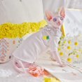thumbnail image 5 of Pineapple Style Spring Summer Hairless Cat Clothes Fashion Sphinx Kitty Wearing Comfort Sphynx Cat Outfits, 5 of 5