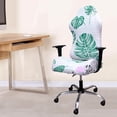 thumbnail image 3 of fastboy Swivel Computer Gaming Chair Cover Stretch Armchair Cover Green Leaf, 3 of 9