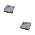 thumbnail image 4 of QualitChoice Home Hotel Felt Keys Tapes Phone Watch Storage Box Living Room Drawer Pens Remotes Jewellery Organizer Container Dark Grey Light Grey 2PCS, 4 of 6