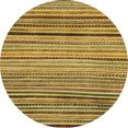 thumbnail image 1 of Ahgly Company Tapis d'Intérieur Ronds Abstraits Jaunes Abstraits pour Aire, 3 Pieds Rond, 1 of 6