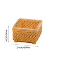 thumbnail image 3 of TIELUTT 3 Centimeter Mini Woven an Synthetic Resin for Photography and Miniature Scenes Ornament Cooking Ornament Colorful Ornament Set Keepsake Christmas Ornament Complete Ornament Set, 3 of 4