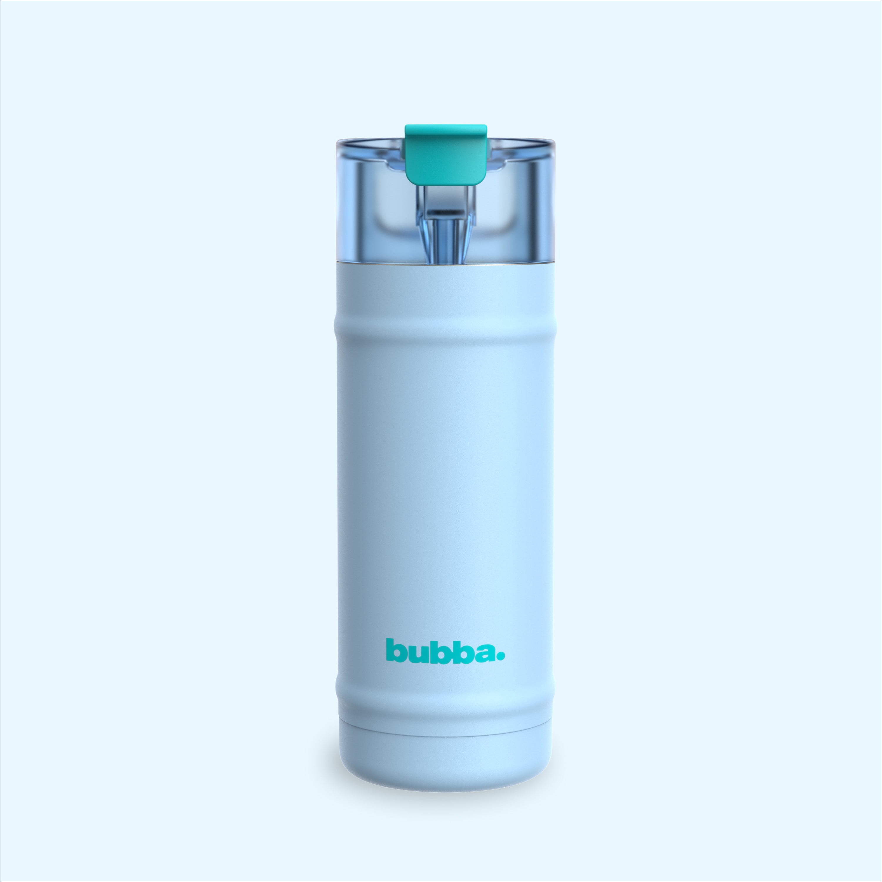 bubba Dualsip Water Bottle with Straw & 2-Way Lid, 18 oz (532 ml), Leakproof Stainless Steel Tumbler, Reusable, Dishwasher Safe, Lead & BPA-Free