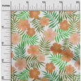 thumbnail image 2 of oneOone Silk Tabby White Fabric Tropical Leaf Craft Projects Decor Fabric Printed By The Yard 42 Inch Wide, 2 of 4