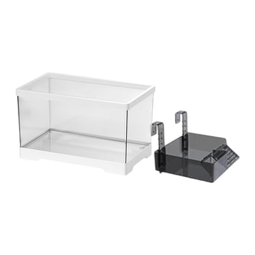 Bunblic Aquarium pour Tortues, Enclos pour Tortues, Trousse de Départ, Cachette, Réservoir pour Reptiles avec Terrarium Aquatique pour Se Détendre au Soleil pour L'Élevage L avec