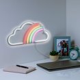 thumbnail image 5 of Merkury Innovations 15" Rainbow Cloud LED Neon Wall Sign, 5 of 5