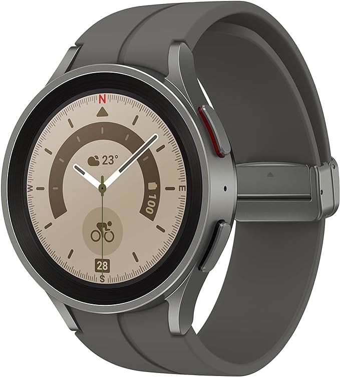 Restored Samsung Galaxy Watch5 Pro (GPS) 45mm Smartwatch with Heart Rate Monitor Like New