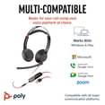 thumbnail image 5 of Plantronics Poly Blackwire 5220 Stereo USB-C Headset +3.5mm Plug +USB-C/A Adapter, 5 of 5