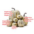 thumbnail image 2 of 7 Pcs Citrouilles Artificielles de Simulation Décoration d'Halloween Récolte Automne Action de Grâce Décoration Maison, 2 of 9