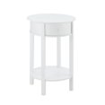 thumbnail image 2 of Table d’appoint ronde Tipton, blanc, 2 of 4