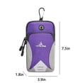 thumbnail image 3 of EGNMCR Phone Holder Arm Bands Small Crossbody Bag For Men & Women Fits All Cell Phones Use For Running Walking,, 3 of 7