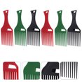 thumbnail image 3 of 6pcs Afro Comb Hair Pick Comb Hairdressing Styling Tool for Natural Curly Hair, 3 of 7
