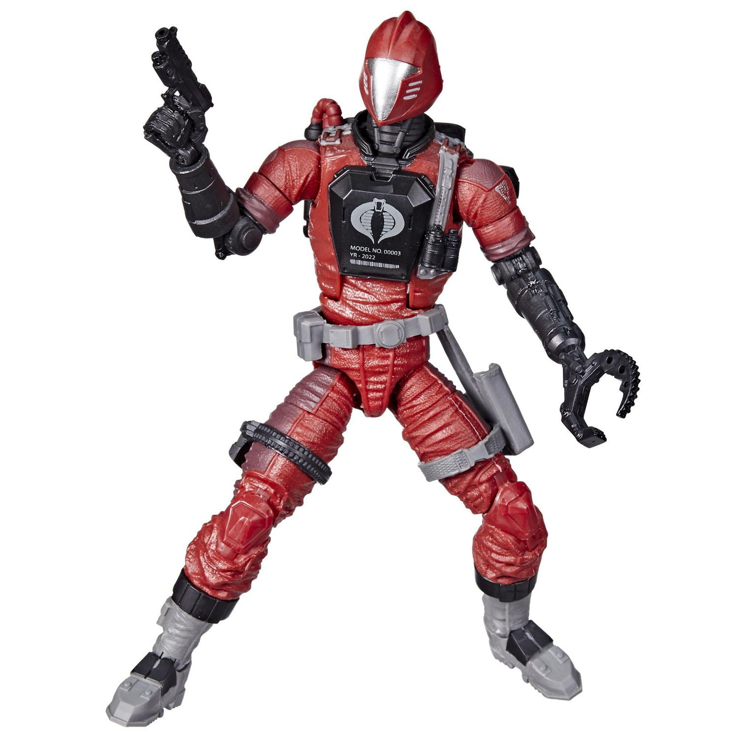G.I. Joe Classified Series, figurine CRIMSON B.A.T. 60 de collection premium de 15 cm avec accessoires multiples, emballage spécial