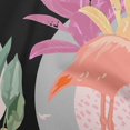 thumbnail image 1 of oneOone Viscose Chiffon White Fabric Tropical Abstract With Flamingo Craft Projects Decor Fabric Printed By The Yard 42 Inch Wide, 1 of 4