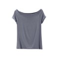 thumbnail image 2 of TACILIP Pyjamas pour Femmes Manches Cap Été Hauts Col Bateau T-Shirts Tenues Mode Vêtements de Nuit, 2 of 7