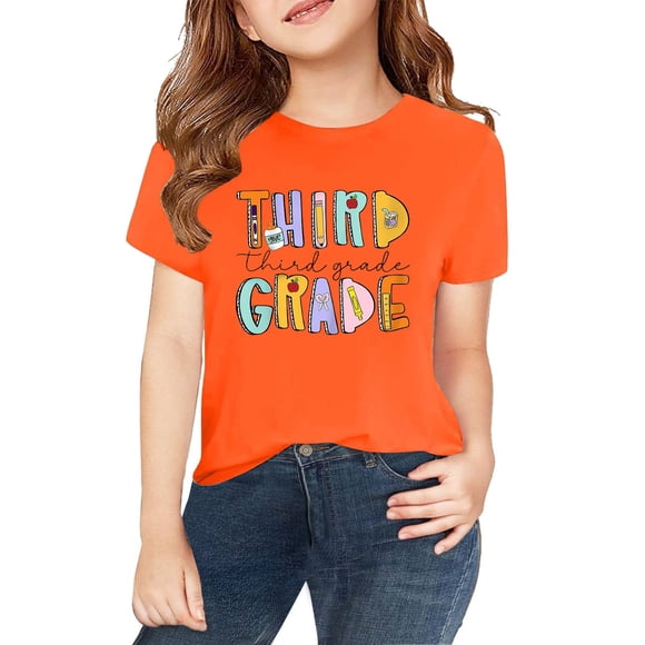 HIPYLO T-Shirt Blanc pour Tout-Petit Haut Rose Gilet de Construction pour Enfants Chemises Y2k Chemises Ajustées Vêtements Fille de 7 Ans Taille Fille 14-16 Vêtements Filles 10/12