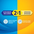 thumbnail image 4 of Great Value 2-in-1 Scrub Sponge, 3 Pack, 3 Pieces, 4 of 5