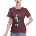 thumbnail image 1 of T-Shirt Basique à Manches Courtes pour Femmes Demon Slayer : Tanjirou et Nidouzi, 1 of 6