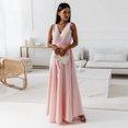 thumbnail image 5 of B91xZ Robe Cocktail Femme Épaules Dénudées Haute Fente Longue Robe de Soirée Formelle, RD1 S, 5 of 5