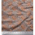 thumbnail image 1 of Soimoi Satin Silk Fabric Brush Stroke Abstract Decor Fabric Printed Yard 42 Inch Wide, 1 of 3