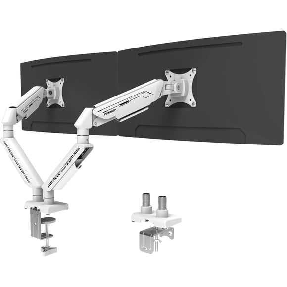 Monitor Arm Gas Spring Monitor Stand for Screens up to lbs Adjustable Monitor Mount with CClamp & Grommet Base Ergonomic Computer Monitor Mount (Single Arm )
