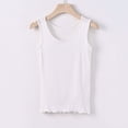 thumbnail image 2 of Birdeem Camisoles Femme Femmes Été Grande Décontractée Mode Couleur Unie Col Rond Haut Camisole, 2 of 12