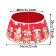 thumbnail image 2 of Hbdhejl Collier de Sapin de Noël Pailleté Rond Décoratif Jupe de Sapin de Noël Ruban de Fixation Ornement de Sapin de Noël Pliable pour Fête à la Maison Collier de Sapin de Noël Rouge Collier de Sapin de Noël, 2 of 3