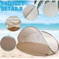 thumbnail image 1 of EQWLJWE Portable Beach Tent Shelter,Pop Up Tent Beach,Sun Shelter Tent ,Beach Sun Shelter Pop Up,Uv Protection for Beach, Park, Camping ,Beach Tent Sun Shelter Easy Pop Up, 1 of 6