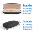 thumbnail image 2 of LAICAIW Eyeglass Case, Hard Shell Glasses Case Neutral Flip Glasses Case With Cloth, 2 of 6