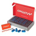 thumbnail image 1 of Circuit Performance Tuner à Spirale Écrous à Crampons Bleus 12x1.5 Acier Forgé (20 Pcs + Outil), 1 of 5