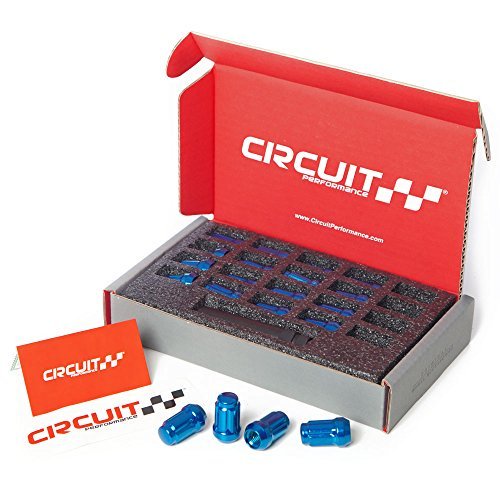 Circuit Performance Tuner à Spirale Écrous à Crampons Bleus 12x1.5 Acier Forgé (20 Pcs + Outil)