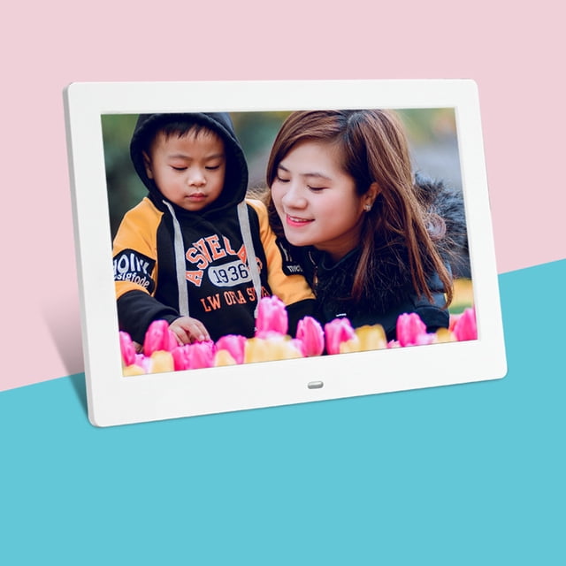 Chmadoxn 10-inch HD Digital Photo Frame Electronic Photo Album Calendar Clock Pictures Video Music Loop Playback Support Connected To The Computer, Headphones,speakers Digital Photo Frames