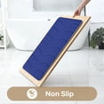 thumbnail image 3 of Viflosae 4 PCS Memory Foam Bathroom Rugs Bath Mat Set - Reticulate Grain - for Toilet Mats Universal, Soft Comfortable Water Absorption Non-Slip Thick Machine Washable Easier to Dry, 3 of 8