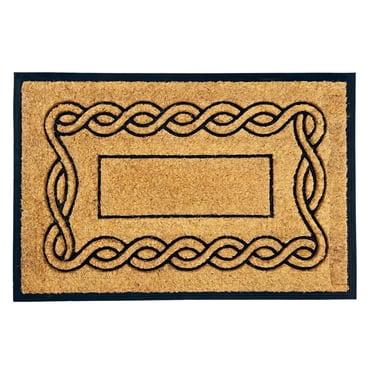 Large Elegant Outdoor Rubber Door Mat – 24" x 36", Perfect for Outdoor/Indoor Entryways