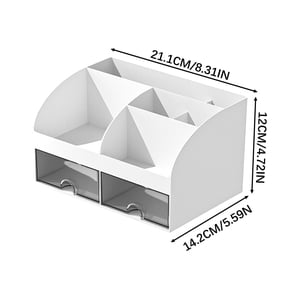 Organisateurs de cuisine et d'entrepôt avec 2 Tiroir, porte-stylos pour bureau, organisateur de fournitures de bureau pour bureau Home Art Supplieskitchen Organisateurs et stockage