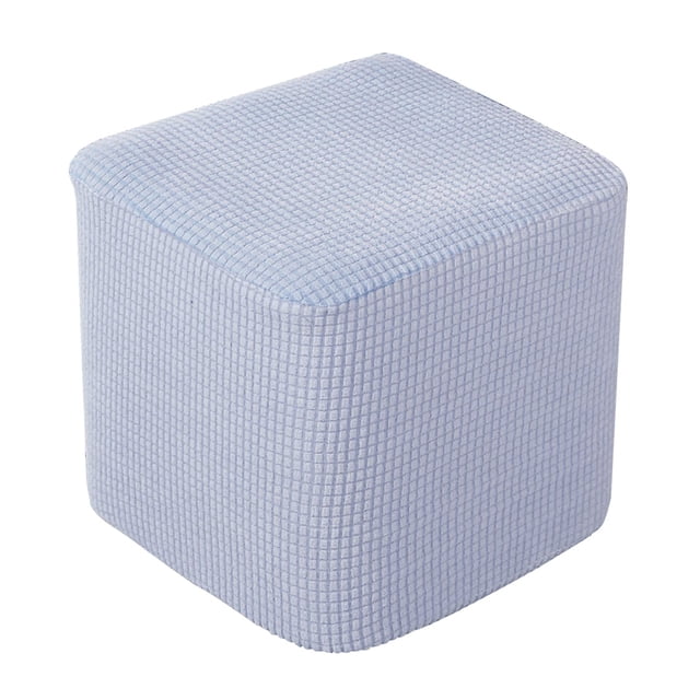 Housse Extensible pour Repose-Pieds, Housse Rectangulaire Douce avec Élastique, Meuble pour Chien, Gris
