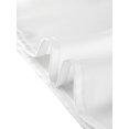 thumbnail image 5 of INSPIRE CHIC Women's Round Neck Lace Keyhole Back Puff Short Sleeve Tops M White, 5 of 5