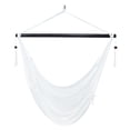 thumbnail image 1 of Sunnydaze Caribbean Style Extra Large Hanging Rope Hammock Chair Swing for Backyard and Patio - White, 1 of 9